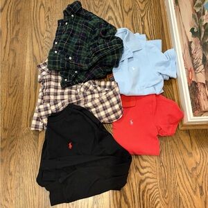 Polo by Ralph Lauren Kids' Plaid, Blue, Red, and Black Shirt Collection